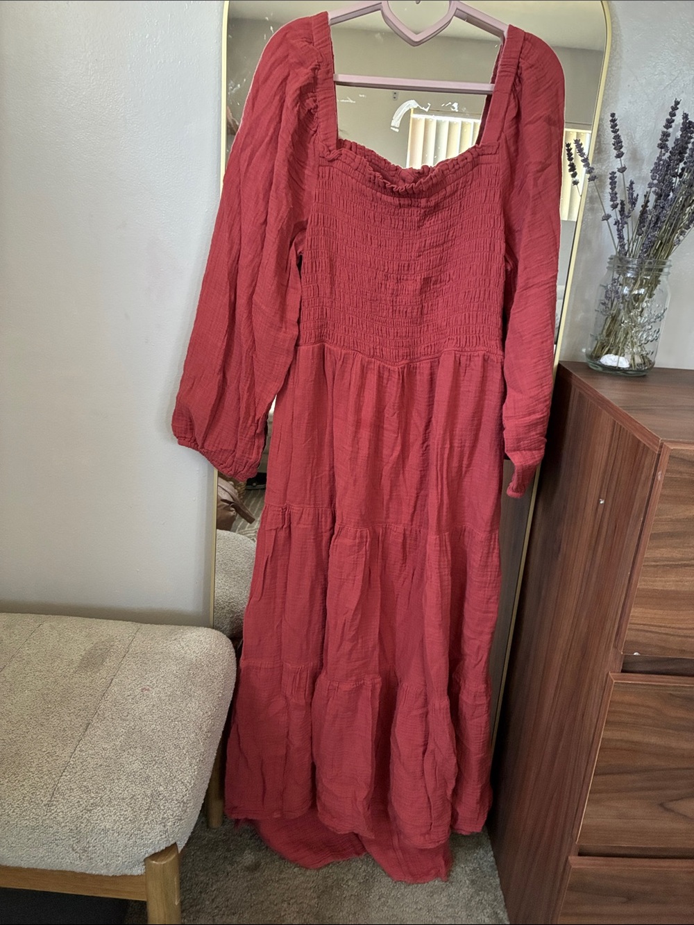 BeachLunchlounge Open Back Ladies Midi Dress